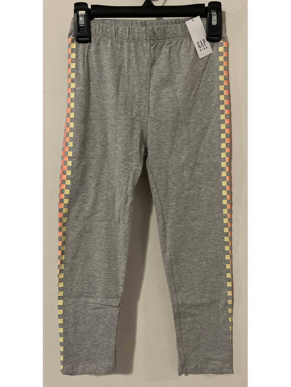 Gap Kids Girls Size 6/7 Small Gray Organic Set Of 2 Cotton Leggings NWT! A7308